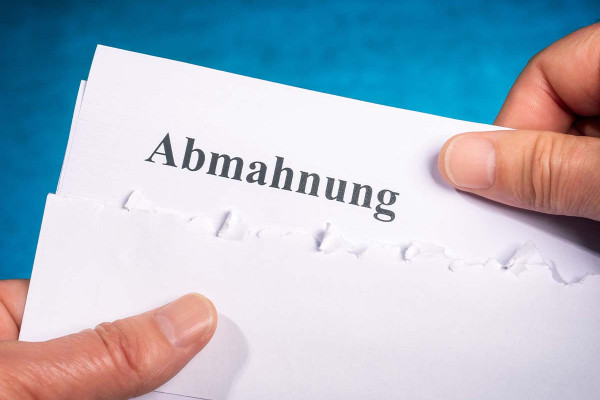 Abmahnung