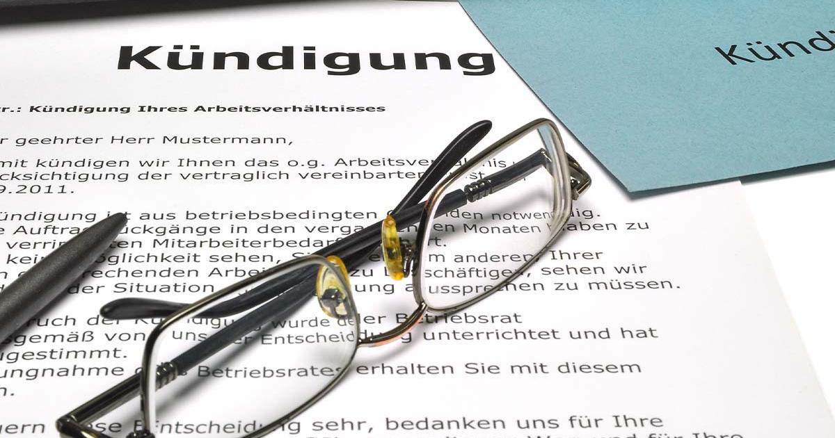 Muss eine Kündigung unterschrieben werden?