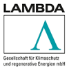 Logo LAMBDA Gesellschaft für Klimaschutz und regenerative Energien mbH