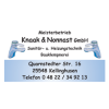 Logo Knaak & Nonnast Sanitär- und Heizungstechnik GmbH