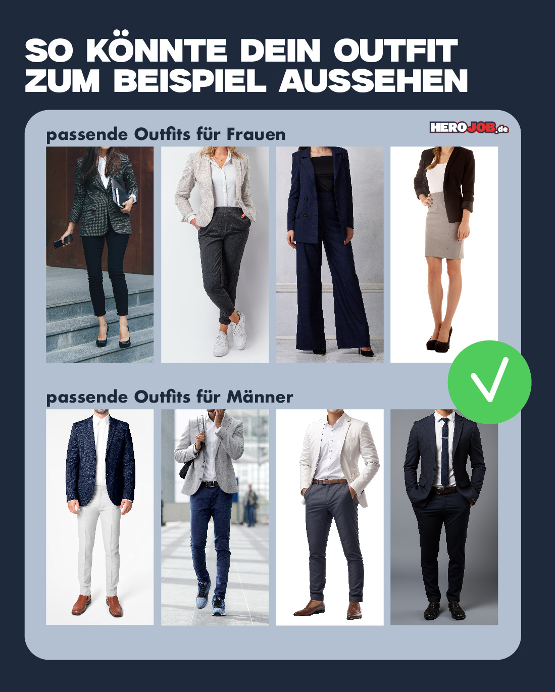 Outfit Vorstellungsgespräch (Männer und Frauen)