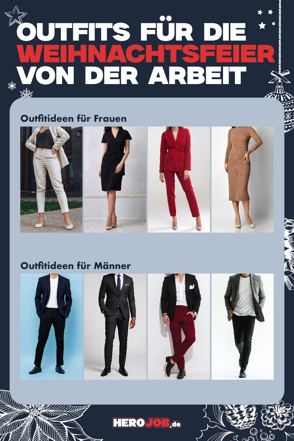 Outfit Ideen für die Weihnachtsfeier auf der Arbeit